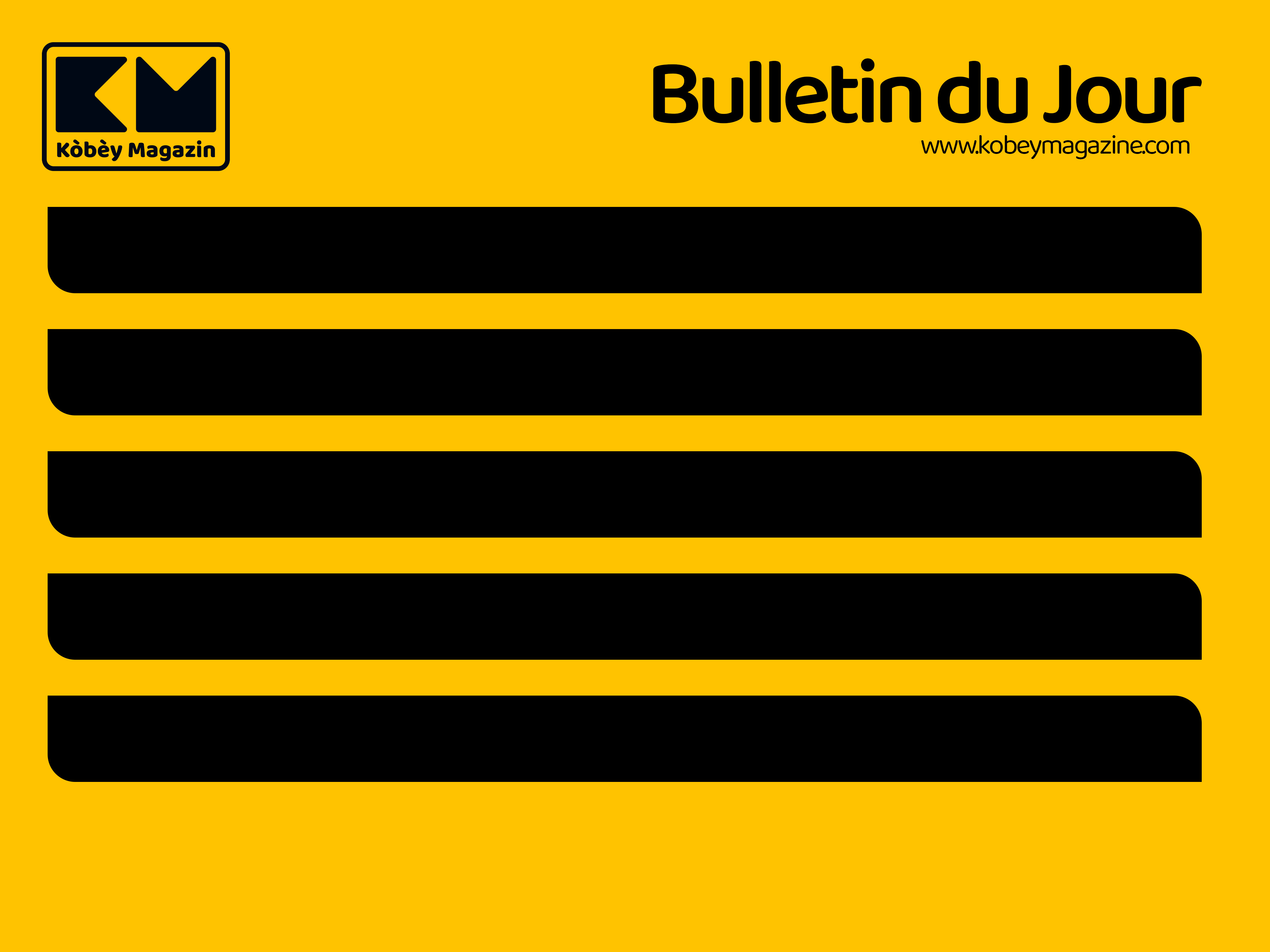 Haïti: Le Bulletin du Jour (Mardi 2 Juin)